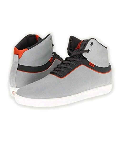 light gray high top vans